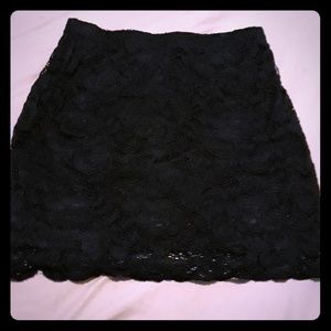 Large Black Junior Skirt